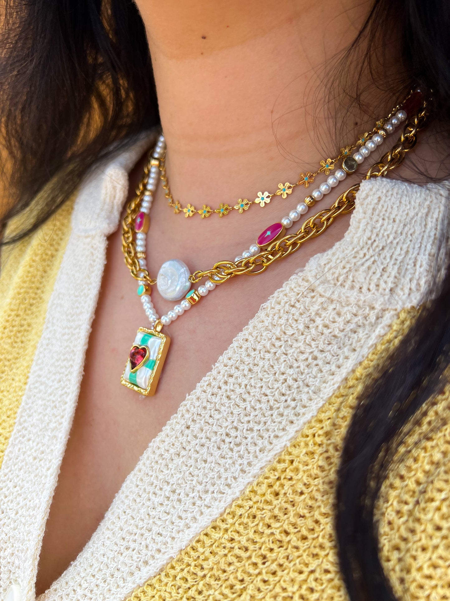 Sunlit Heart Necklace