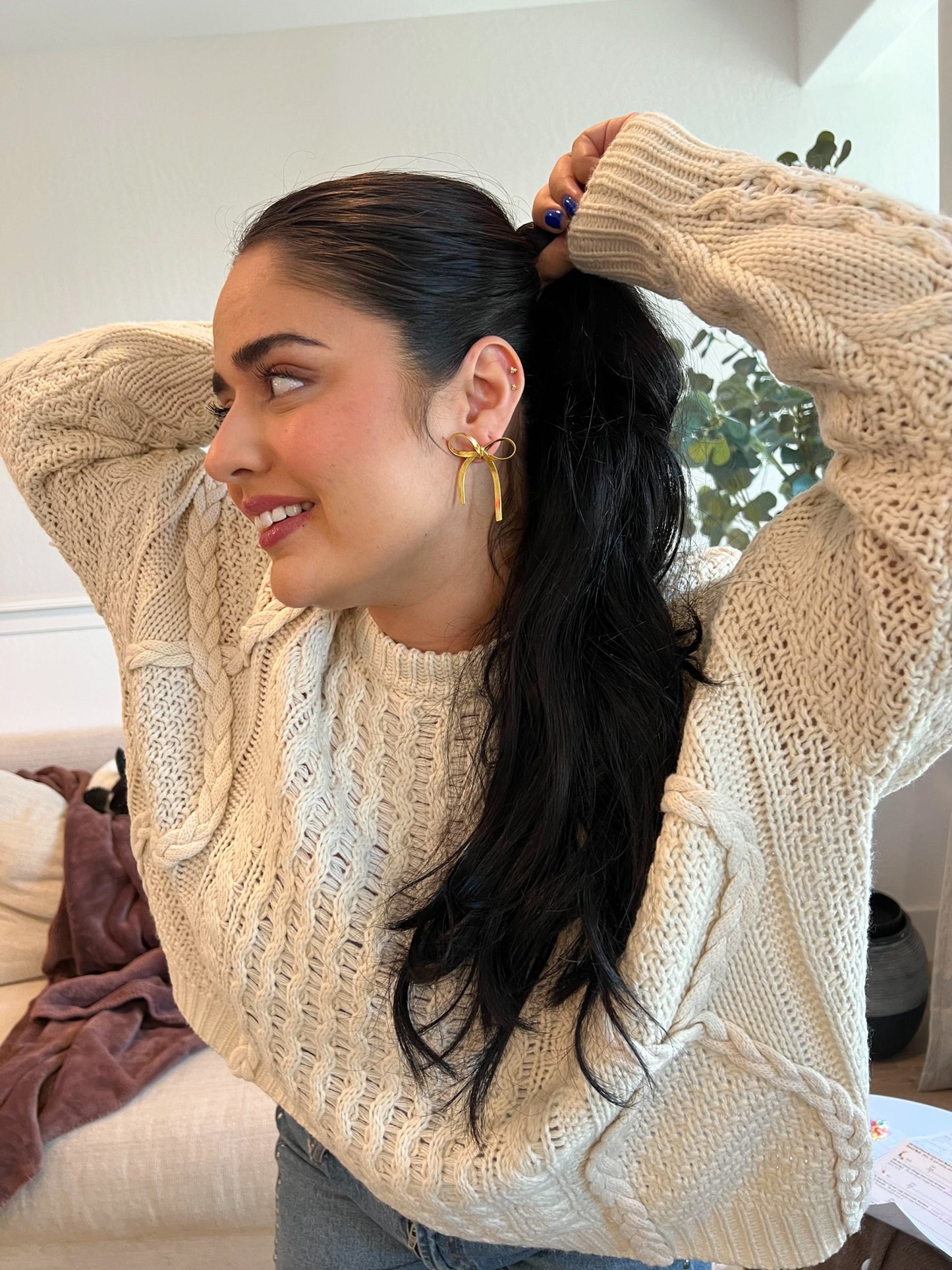 Vintage Bow Earrings