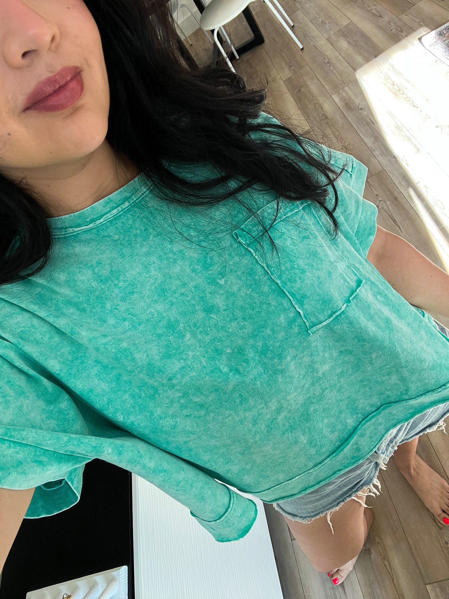 Halo Pocket Tee - Green