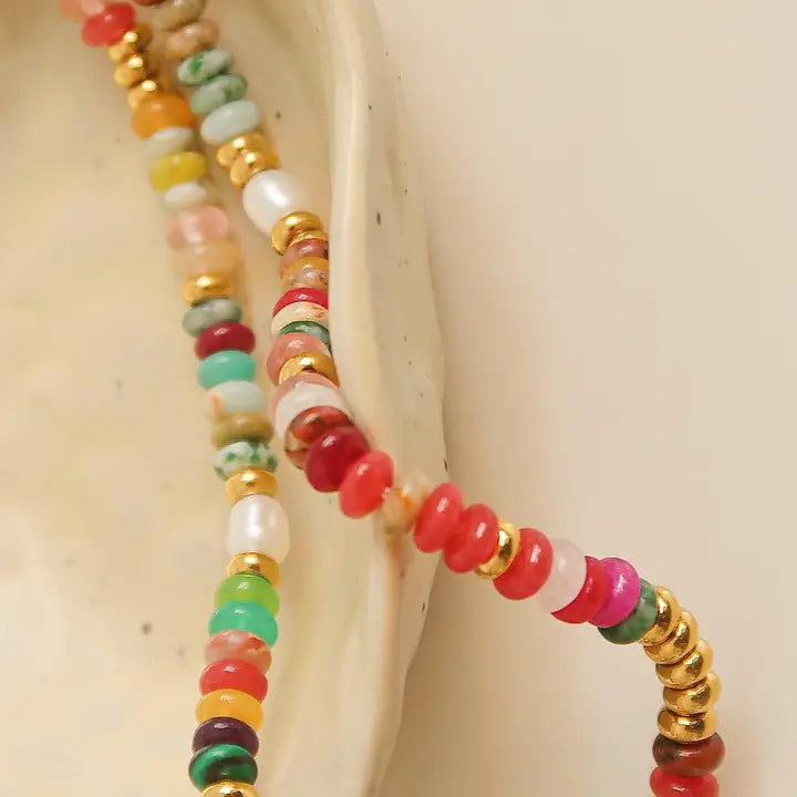 Sunny Beaded Necklace