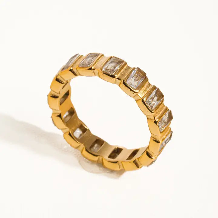 Sterling Rhinestone Ring