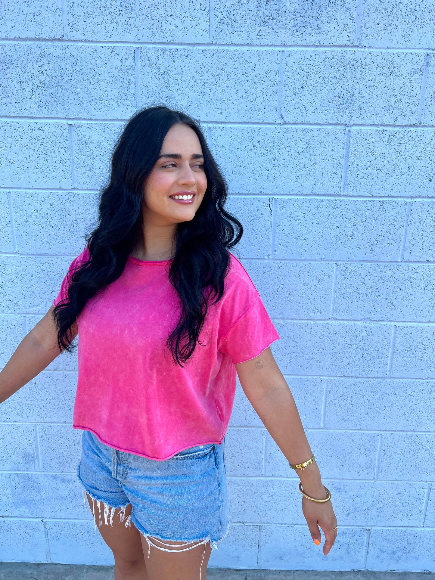 Kayla Tee - Fuchsia