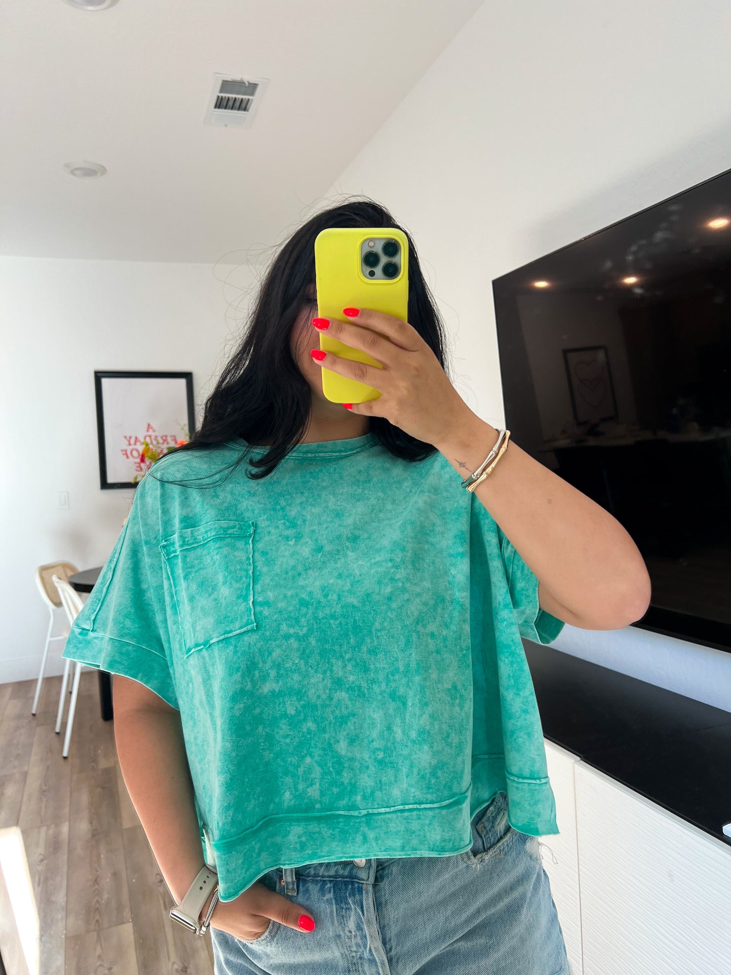 Halo Pocket Tee - Green