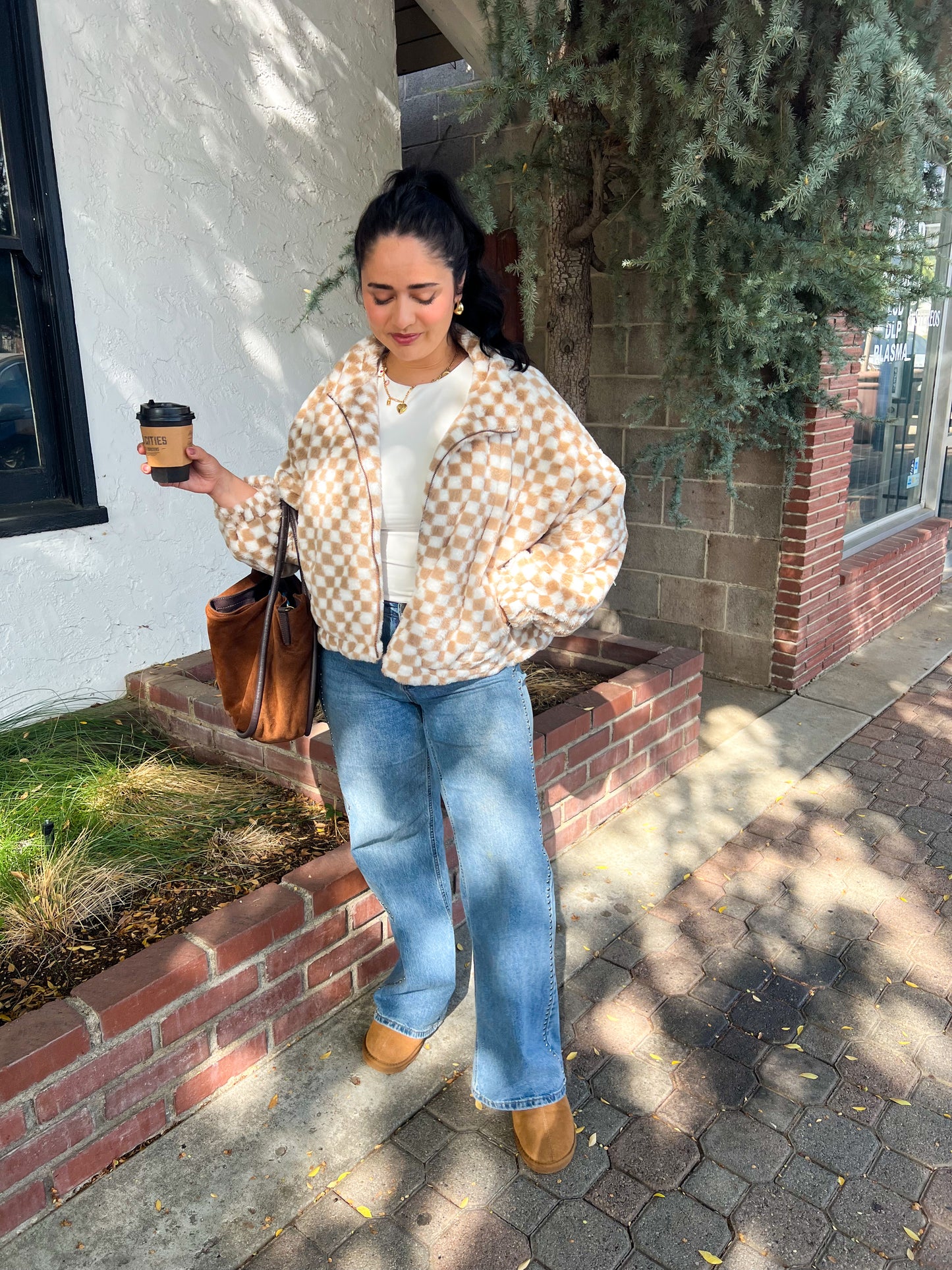 Carlee Checkered Jacket ***RESTOCKED***