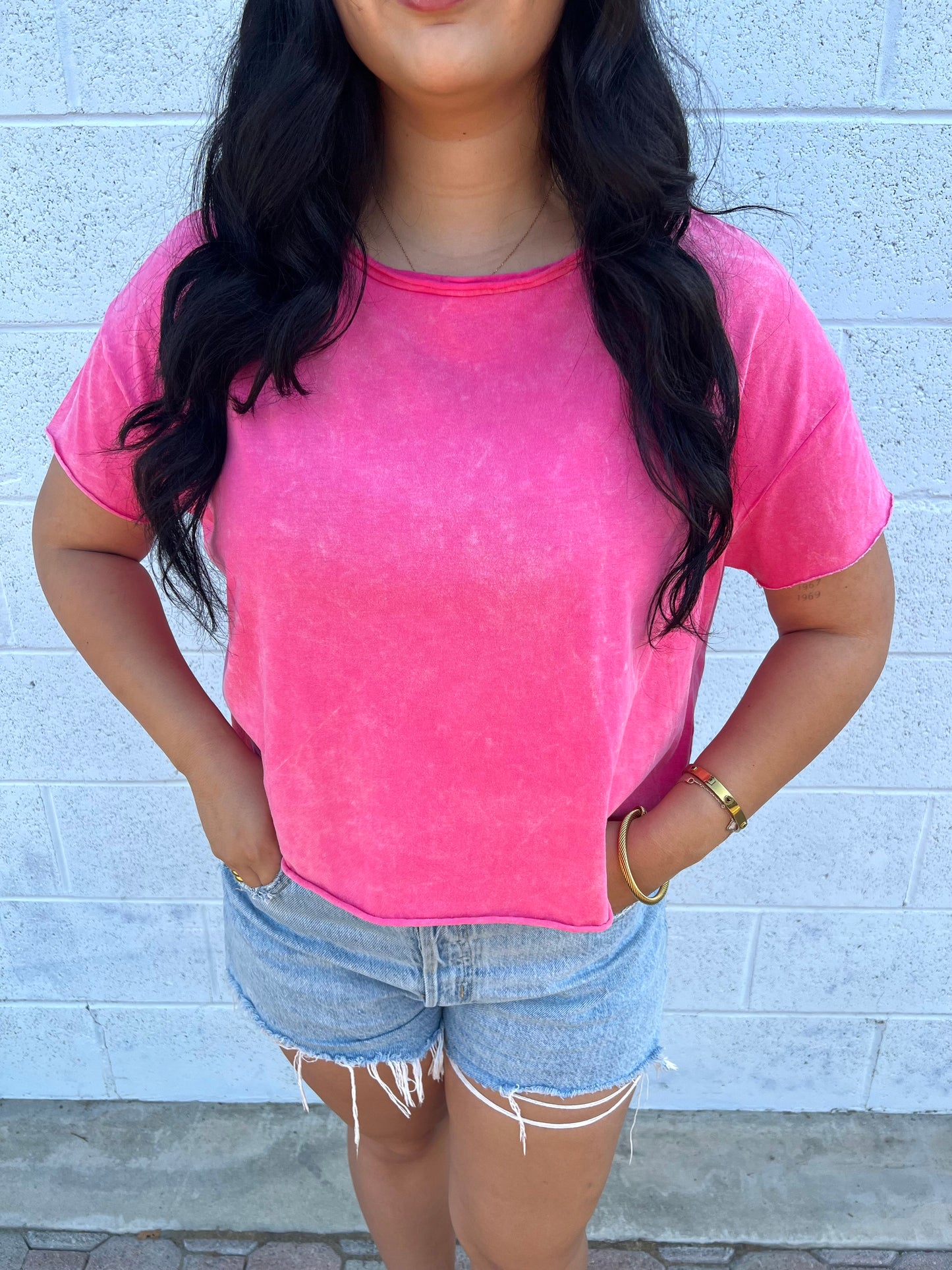 Kayla Tee - Fuchsia