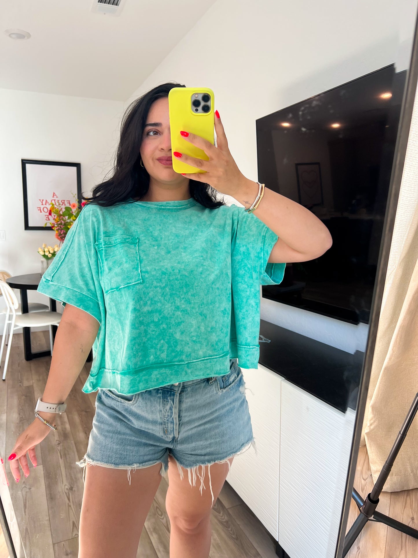Halo Pocket Tee - Green