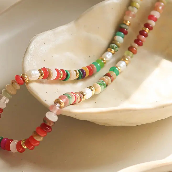 Sunny Beaded Necklace