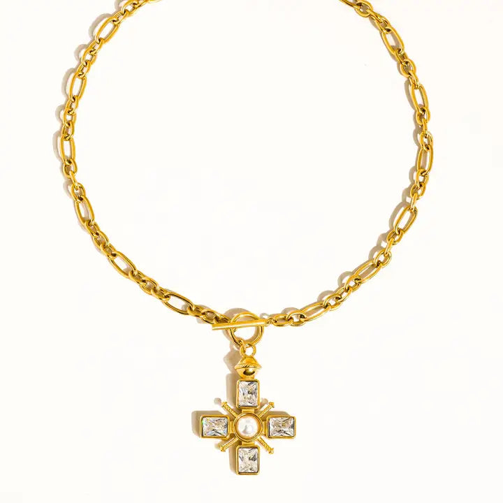 Patrice Cross Necklace