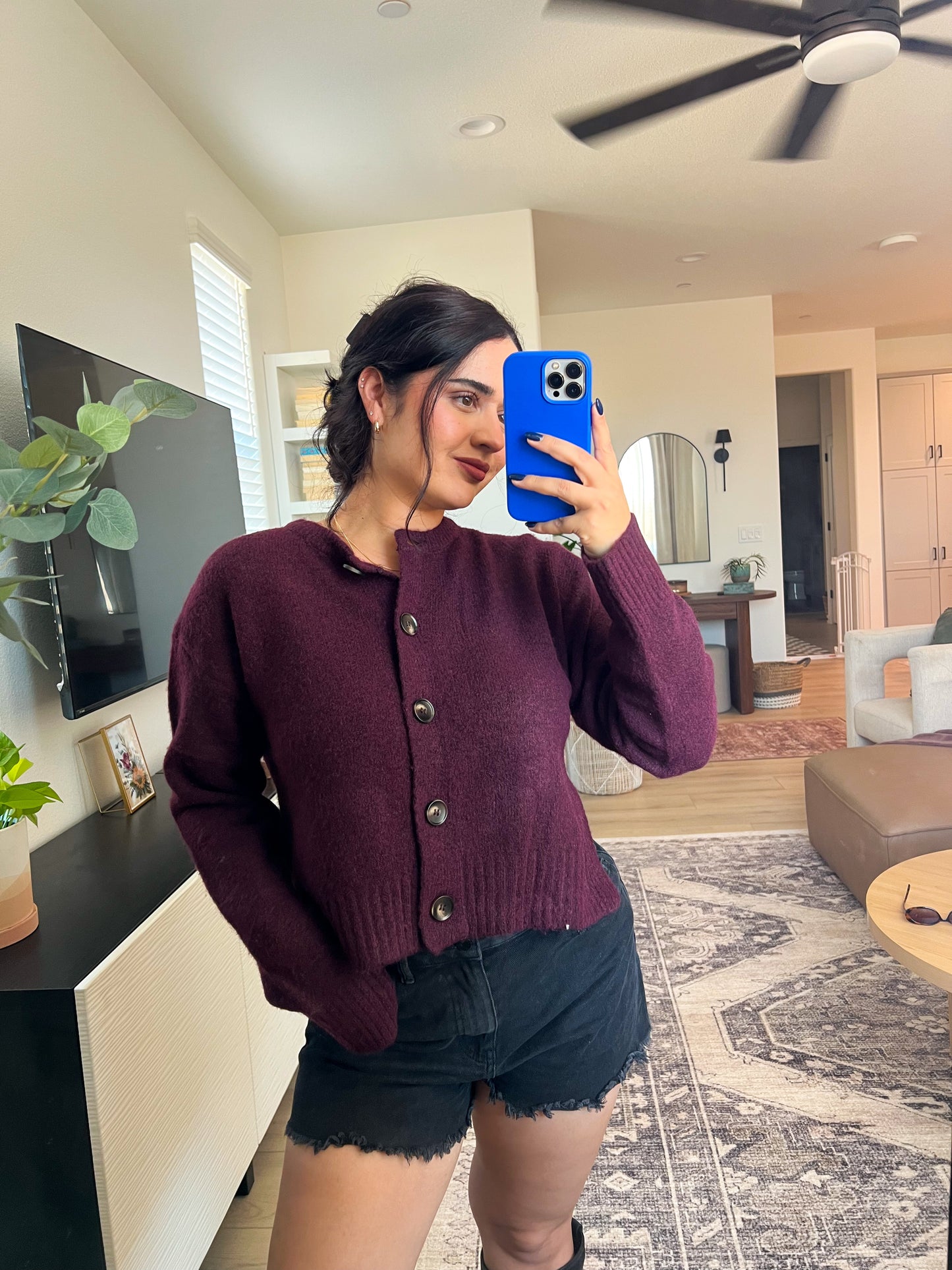 Merlot Cardigan