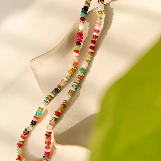 Sunny Beaded Necklace