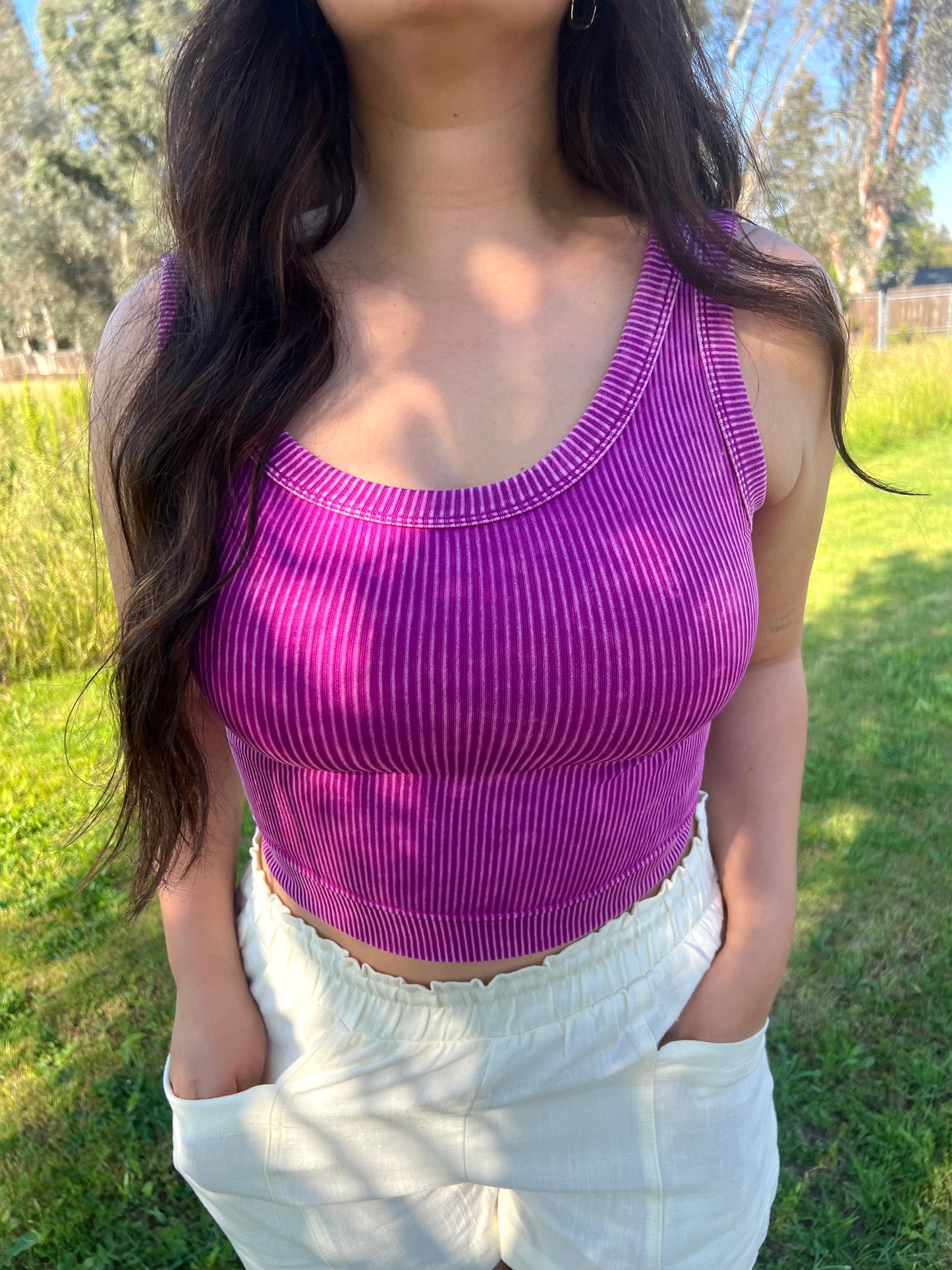 Alyssa Tank - Plum