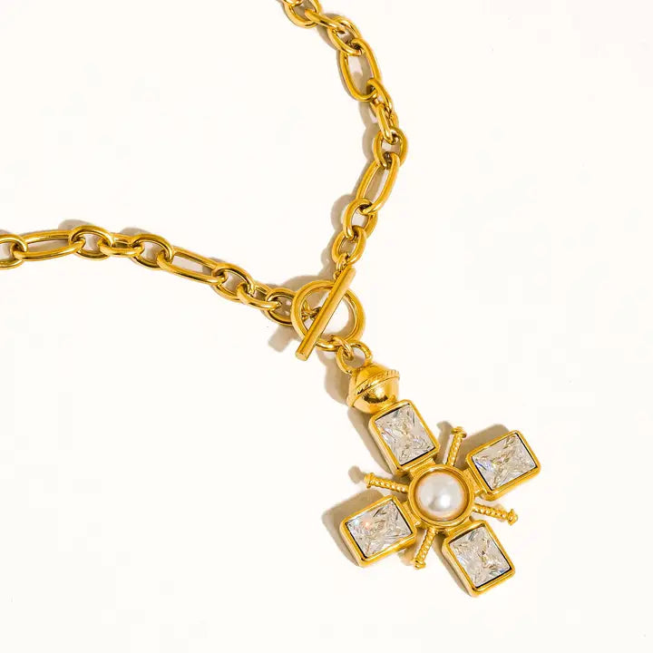 Patrice Cross Necklace